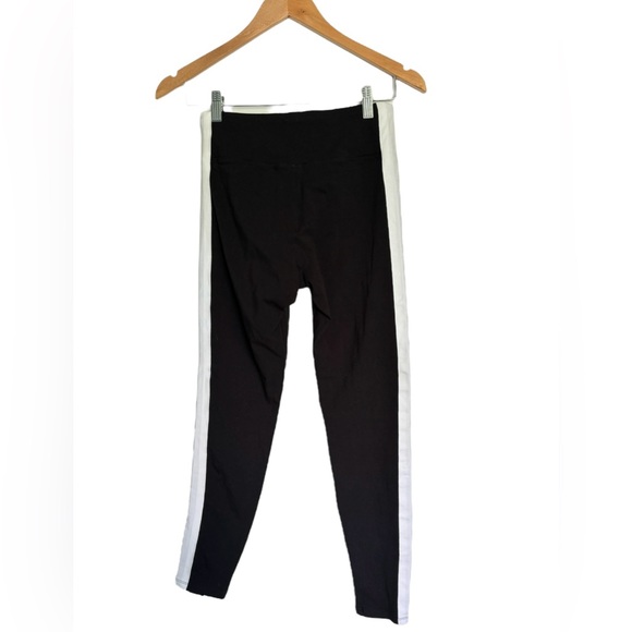 NWT Express black with white strip athletic leggings - Picture 4 of 5
